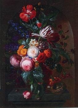 unknow artist Floral, beautiful classical still life of flowers 03